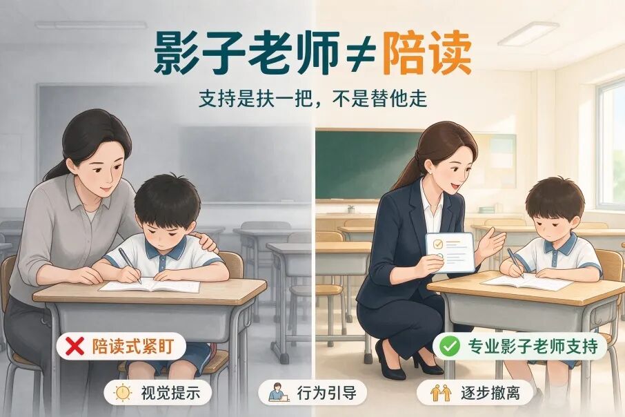 特需儿童上学，家长陪读对孩子好还是找影子老师陪读好？相关图片14