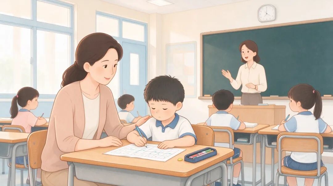 特需儿童上学，家长陪读对孩子好还是找影子老师陪读好？相关图片16
