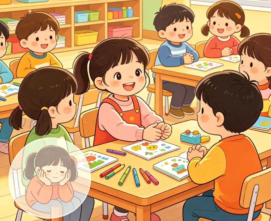 那个害怕声音、走路易摔的小女孩，如今背上书包走进了幼儿园相关图片1